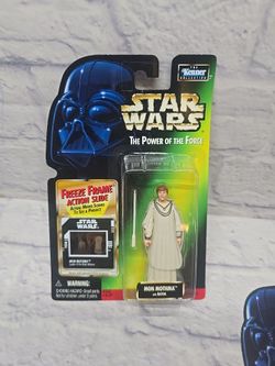 Mon Mothma w Baton 1997 STAR WARS Power of the Force POTF FF Freeze Frame