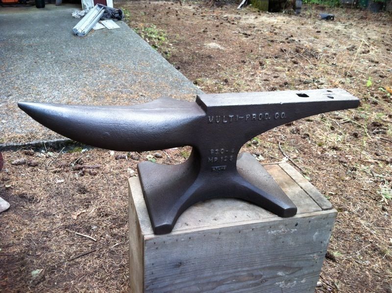 NOS Multi-Prod Co. Farrier / Blacksmith Anvil 135lbs