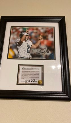 David Akers autographed picture