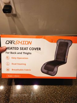 Heated car seat cover