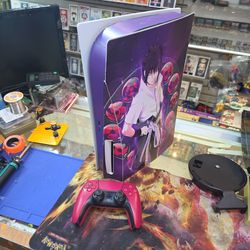 Ps5 Console Disc Versión One Controller And Cables