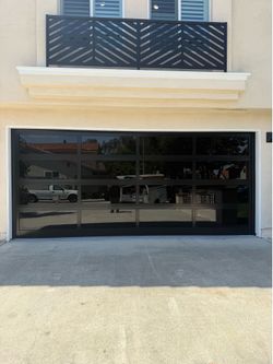 Modern Glass Garage Doors