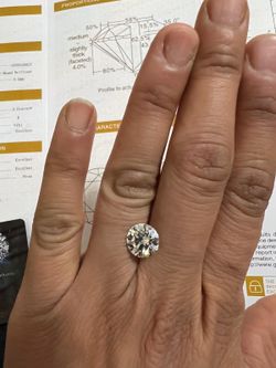 3ct Moissanite Diamond.