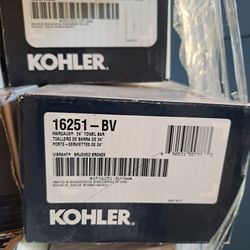 Kohler K-16251-BV Margaux 24" Towel Bar Vibrant Brushed Bronze