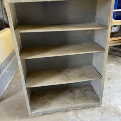 Old Metal Shelves 