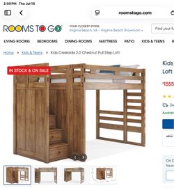Kids Twin Loft Bed