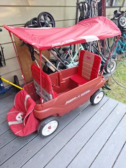 Rafio glyer vagon with canopy. And storage bag