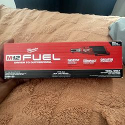 NEW Milwaukee M12 FUEL 3/8" High Speed Ratchet (Tool Only) - 2567-20 .(I Have Two Of Them Price Is Flexible)