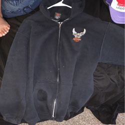 Vintage Harley Davidson Zip Up 