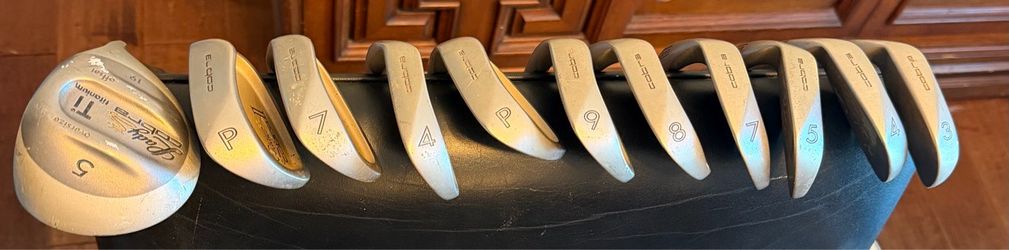 Lady Cobra Ti Titanium Iron Mixed set of 11