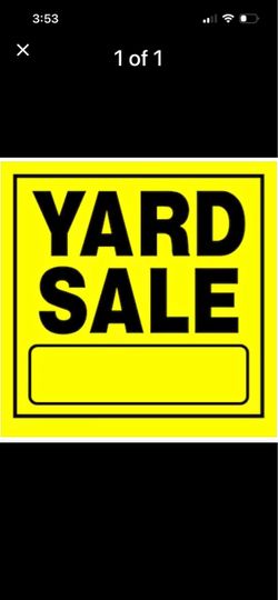 GARAGE SALE