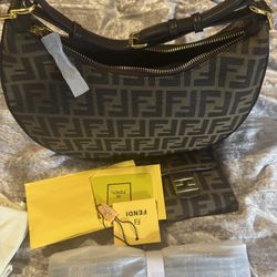 Fendi  Shoulder Bag With Matching Wallet 