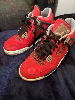 Air Jordan 4 Retro Red Sneakers