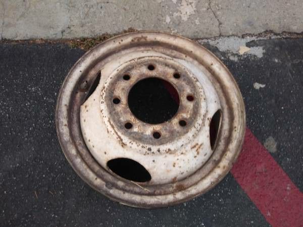 Classic chevy or gmc 16 inch dually wheel. great spare