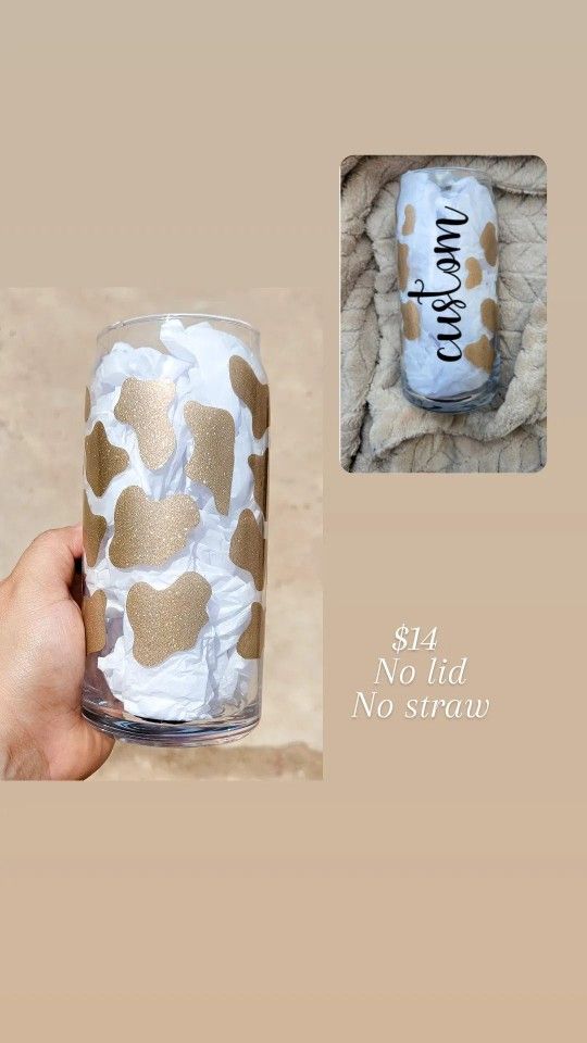 Beer Can CUP Glass