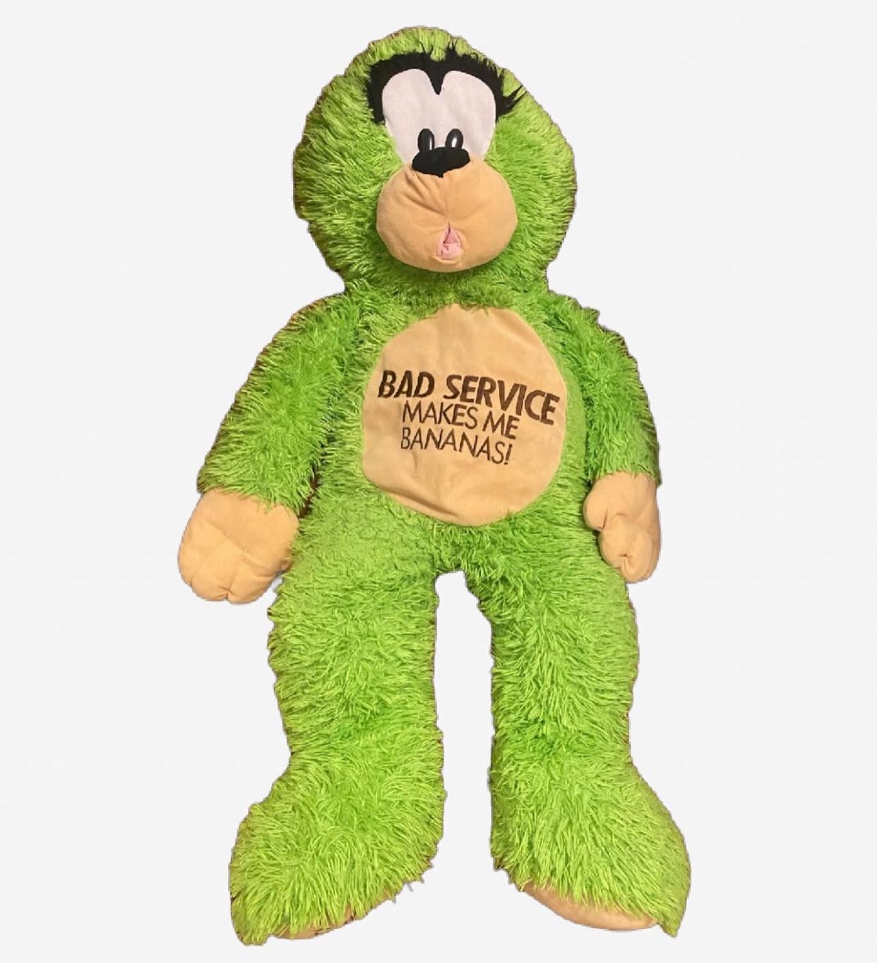 Jumbo Green Monkey Plushie