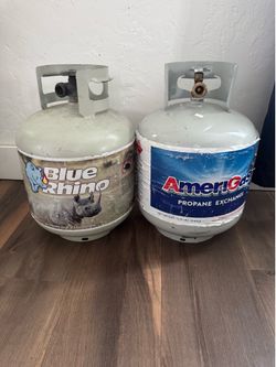 Blue Rhino and AmeriGas Propane Tanks