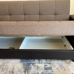 Two Couches With Storage; Three Seat And Two Seat 