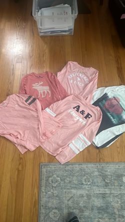 Abercrombie girl lot of 5 long sleeve tops size 15/16