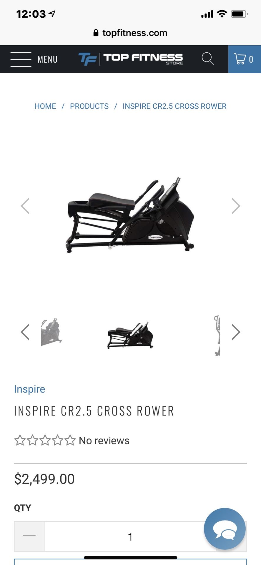 DescriptionInspire CR2.5 Cross Rower - Total Body Workout in 10 MinutesIf torching calories in a short amount of time sounds good to you, then the Cr