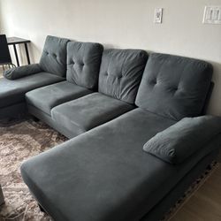 Teal Sectional Couch