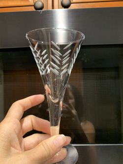 Etched glassware Set of 9