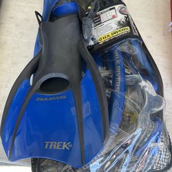 U.S DIVERS …..SNORKEL 🤿 set(size large )