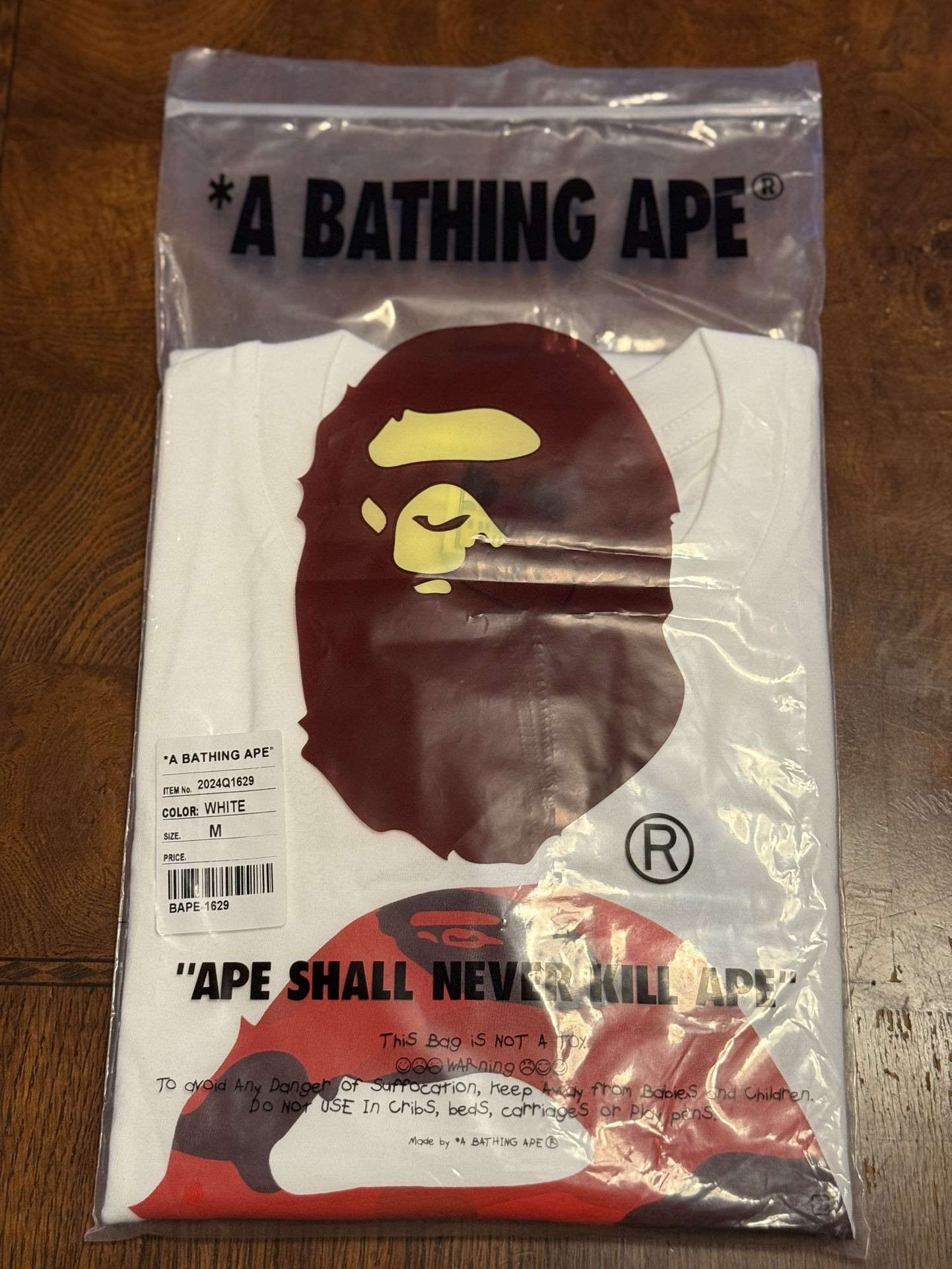 Size M Bape 
