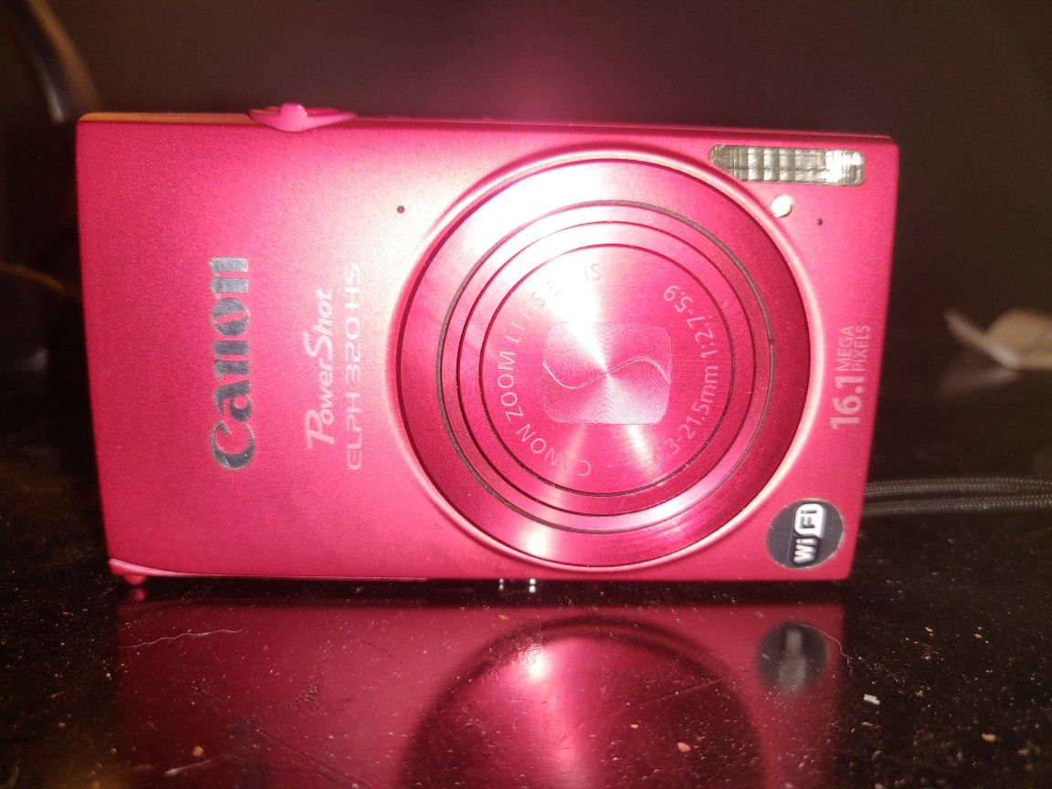 Canon PowerShot ELPH 320 HS / IXUS 240 HS 16.1MP Digital Camera - Pink