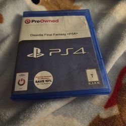 Dissidia Final Fantasy NT PS4 Video Game. 