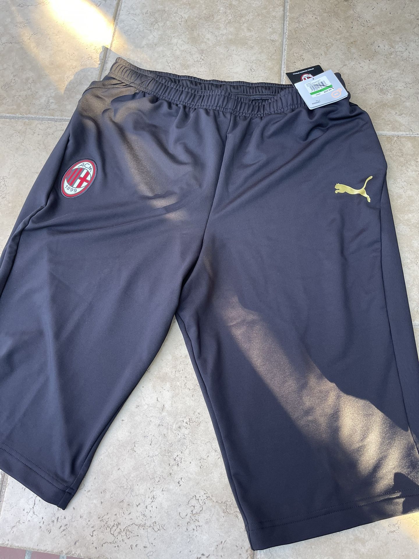 PUMA MILAN TRAINING SET 3/4 SHORTS AND JERSEY