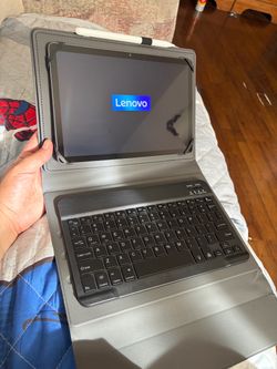 Lenovo tablet and keyboard