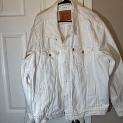Levi’s White Denim Jacket