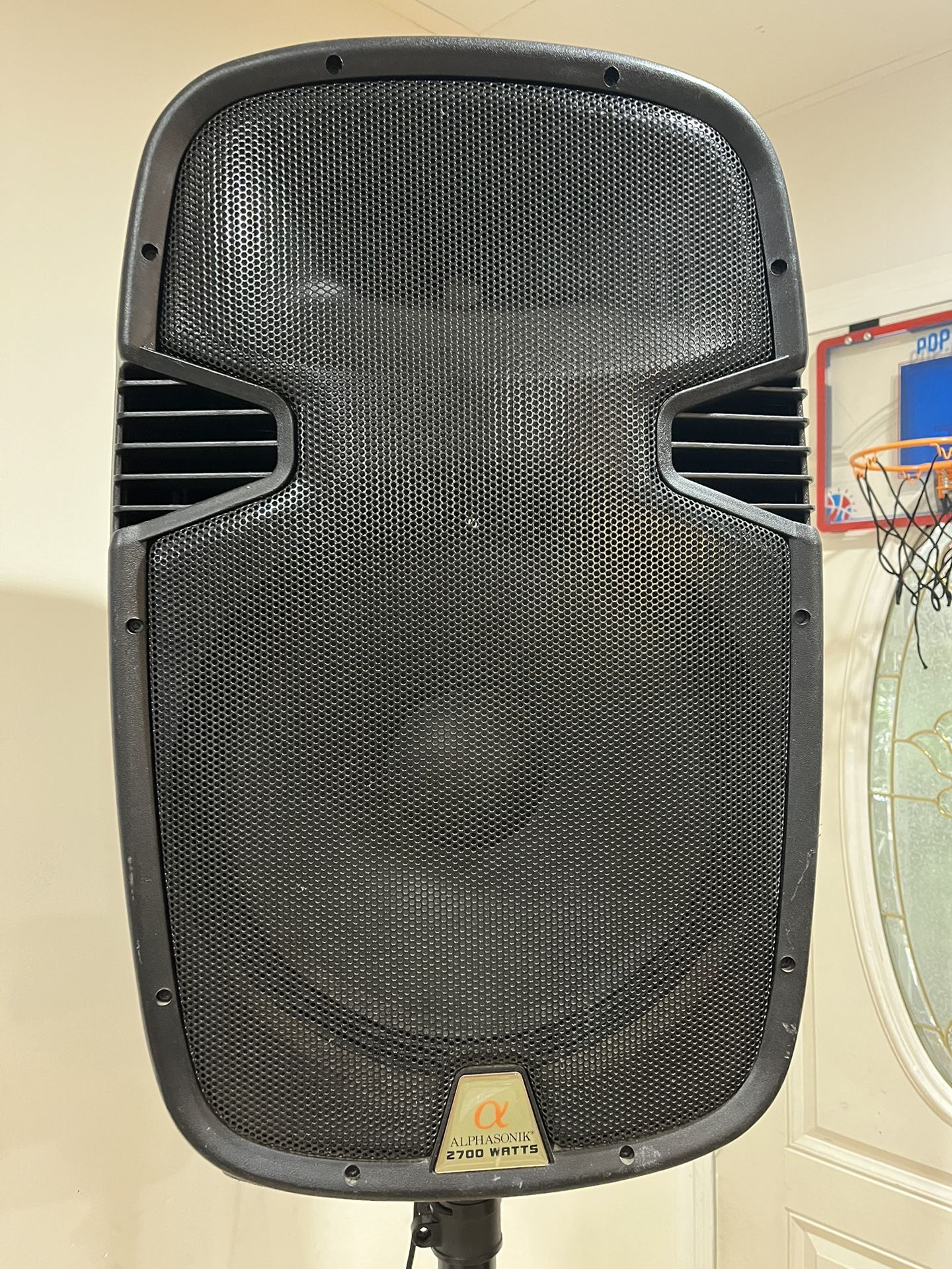 Big Speaker Alphasonik 3000 Watts Portable Speaker W/ Stand