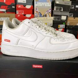 Nike Air Force One Supreme White Size 11us CU9225 100 