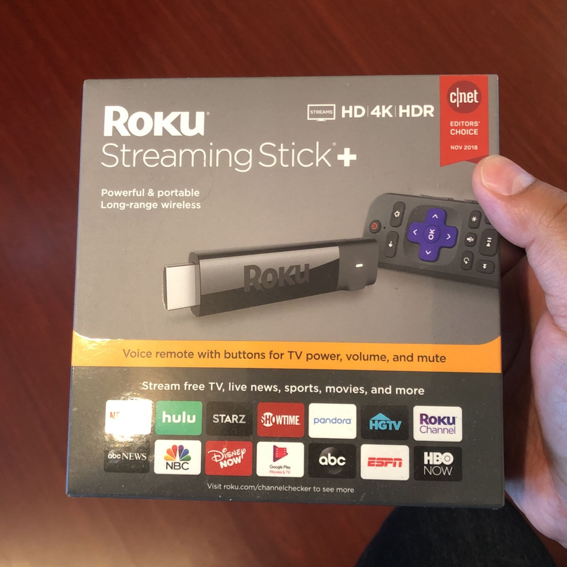 Roku Streaming Stick + - 4K HDR