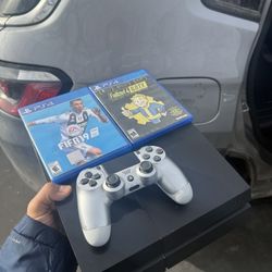 PS4 With games and controller 