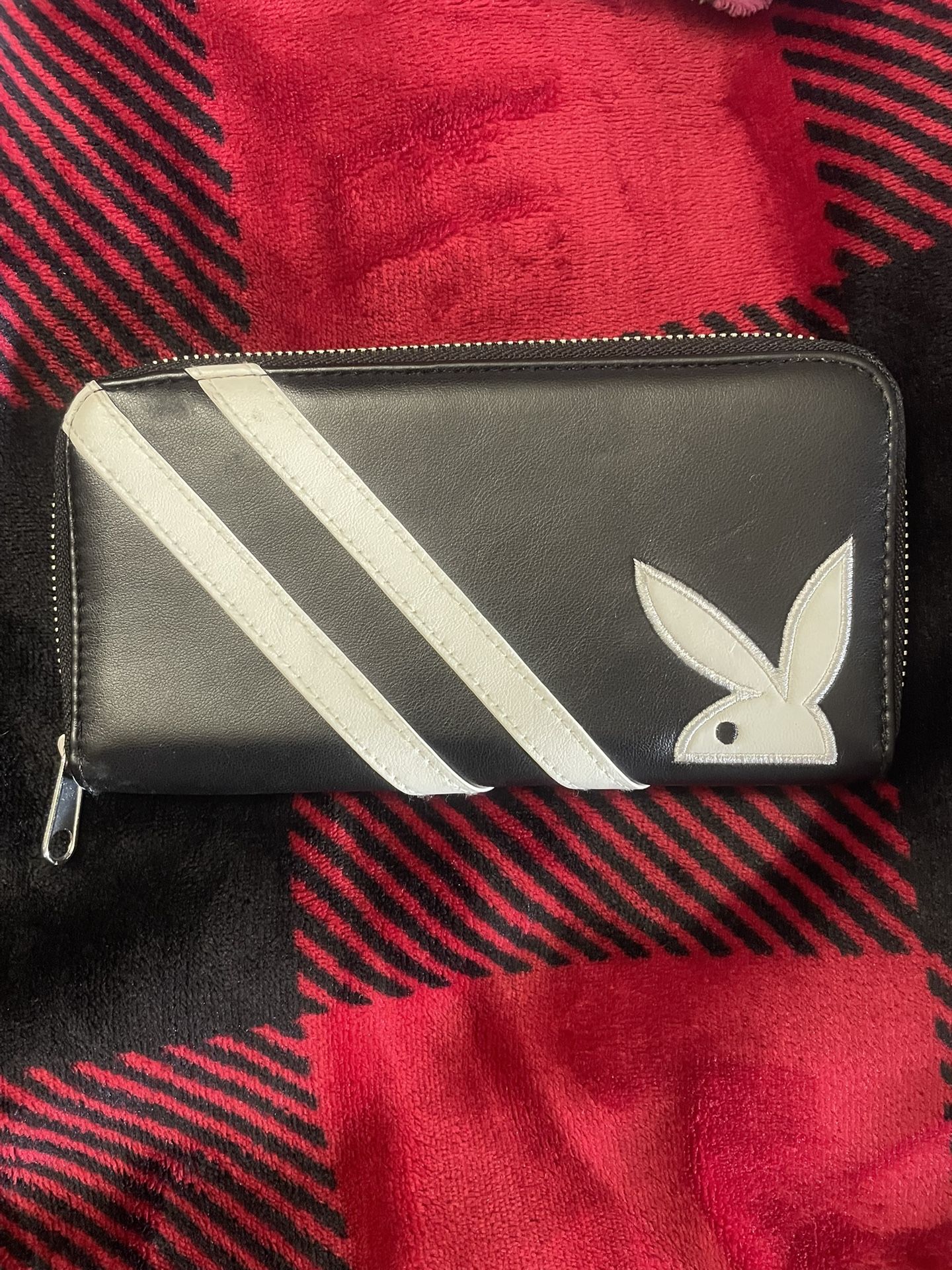 Playboy Women's Black and White Wallet-purses
