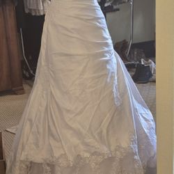 Wedding Dress With Mannequin