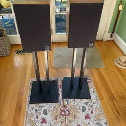 30" SPEAKER STANDS FOR AUIDOPHILE BOOKSHELF SPEAKERS $300 FINAL PRICE 