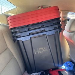 27 Gallons Storage Containers $10 Each