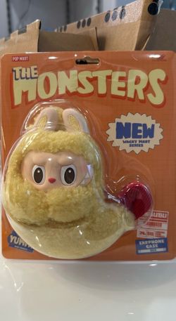 Wacky mart tempura shrimp plush pendant earphone case