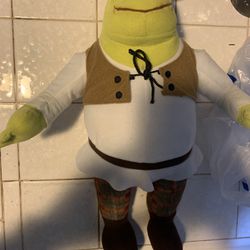 Dreamworks Shrek Plush Toy Factory 2018 Ogre Toy Doll Stuffed Animal  14”