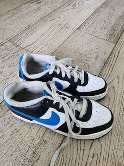 Nike Air Force 1 Low GS "Black Light Photo Blue"