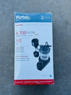 Pentair Flotec 1/2 HP 4700 gph Zinc Submersible Sump Pump