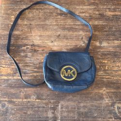 Blue Michael Kors Purse