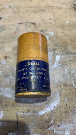 DoAll center drill set