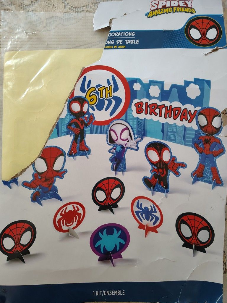 Spidey And His Amazing Friends Birthday Decor