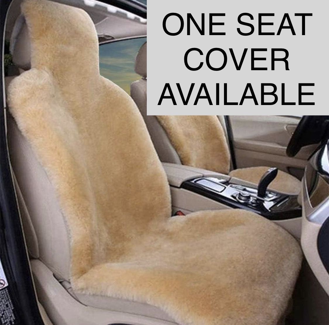 Sheepskin Car/Truck/SUV/Motor Home Seat Cover. 100% Genuine 