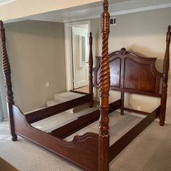 Complete Mahogany Bed set